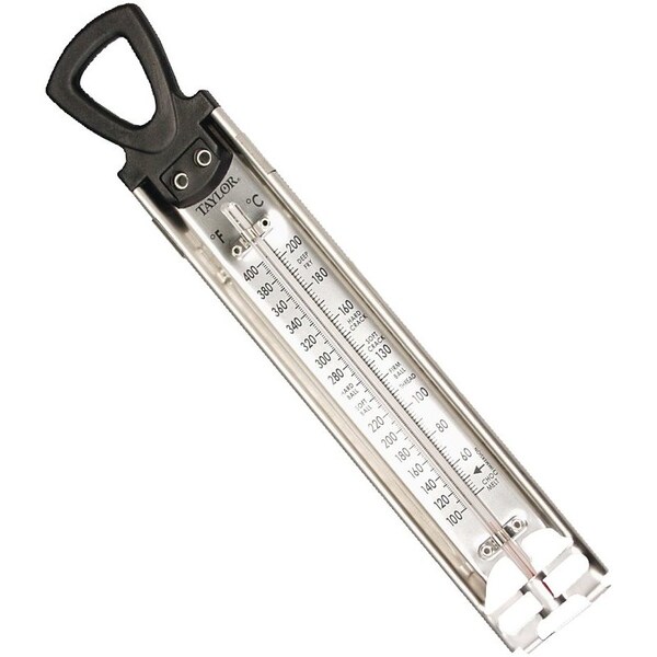 Taylor 5983N CandyDeep Fry Thermometer, 100 to 400 deg F, Analog Display - 5983