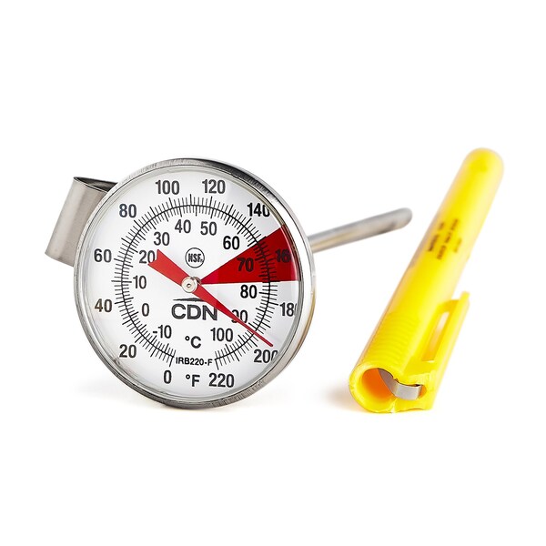 Cdn Beverage Frothing Thermometer, 5 in Stem - IRB220-F
