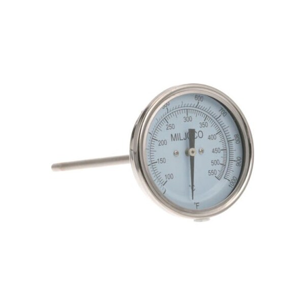 Allpoints Allpoints 621062 Thermometer3", 200-1000F, 1/2 Mpt For Bakers Pride - 621062