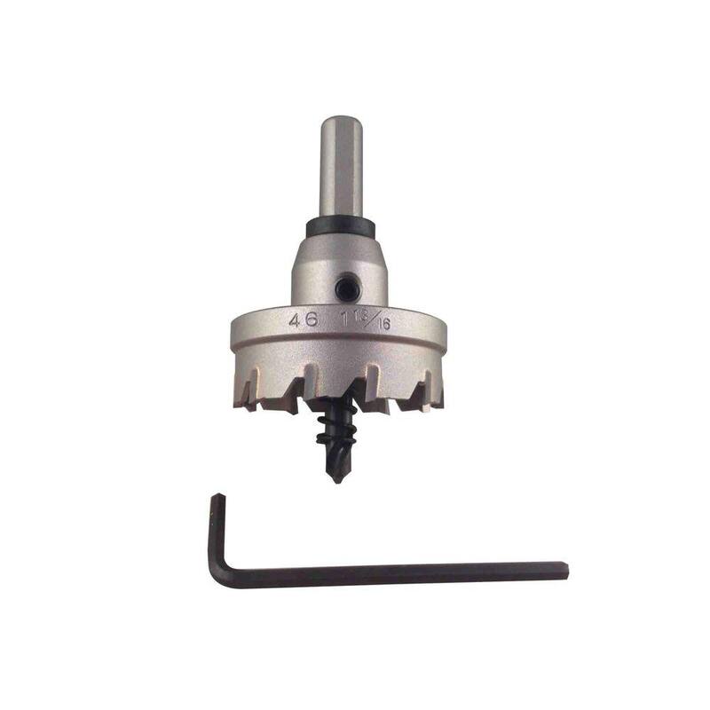 BLU-MOL Disston 1-13/16 pulgadas Cortador de agujeros estándar de carburo de tungsteno - 3184