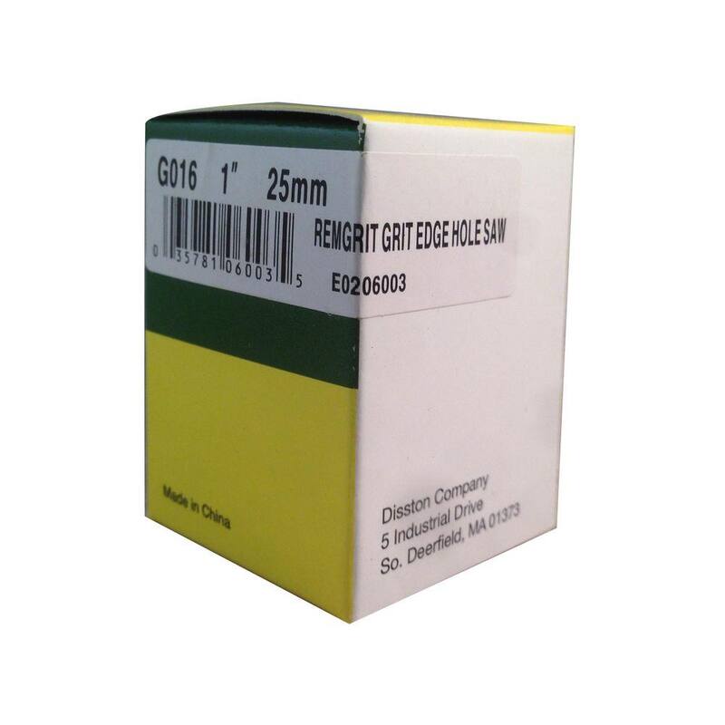 Broca de diamante de carburo de 1 pulgada de diámetro de RemGrit Disston - G016