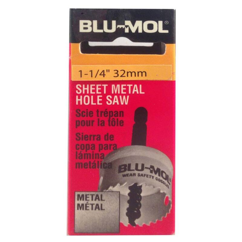 BLU-MOL Disston 1-1/4 pulgadas Sierra de corona para metal de lámina - 6926