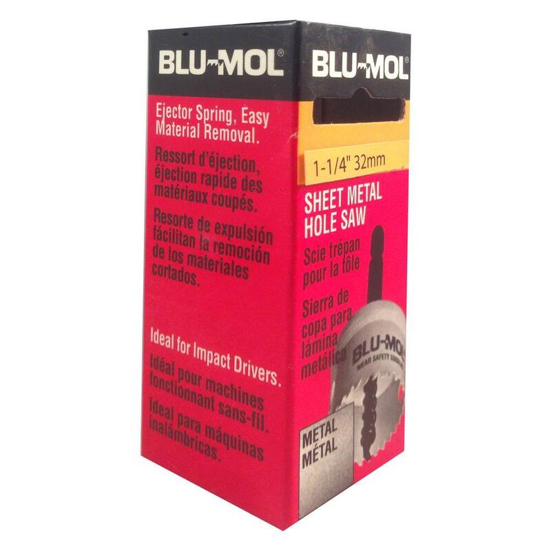BLU-MOL Disston 1-1/4 pulgadas Sierra de corona para metal de lámina - 6926