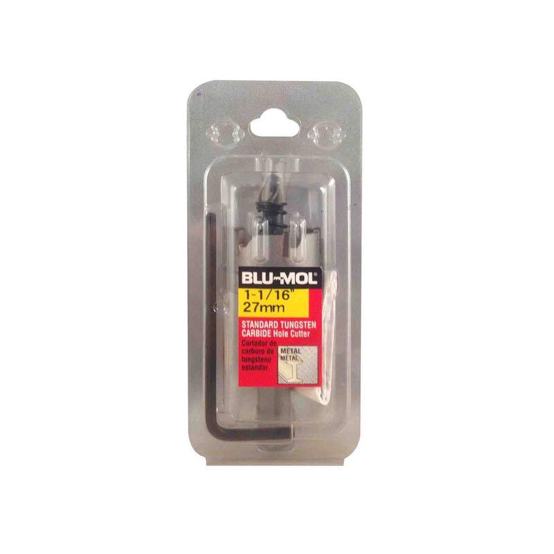 Cortador de agujeros de carburo de tungsteno estándar de 1-1/16 pulgadas - 3172