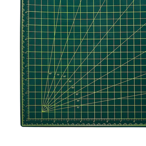 Adiroffice Self-Healing 5-Ply Double-Sided Craft Cutting Mat, Green Black - ADICM3042-MK