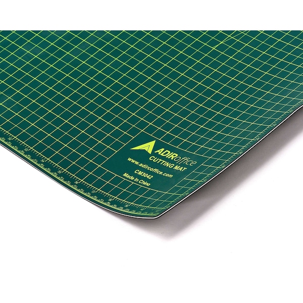 Adiroffice Self-Healing 5-Ply Double-Sided Craft Cutting Mat, Green Black - ADICM3042-MK