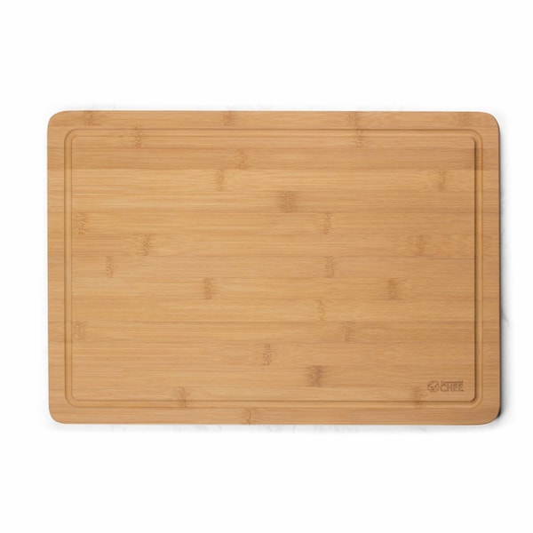 Commercial Chef Cutting Board Charcuterie Station for Serving Meats, Cheese and Vegetables, Bamboo Large - CHB201
