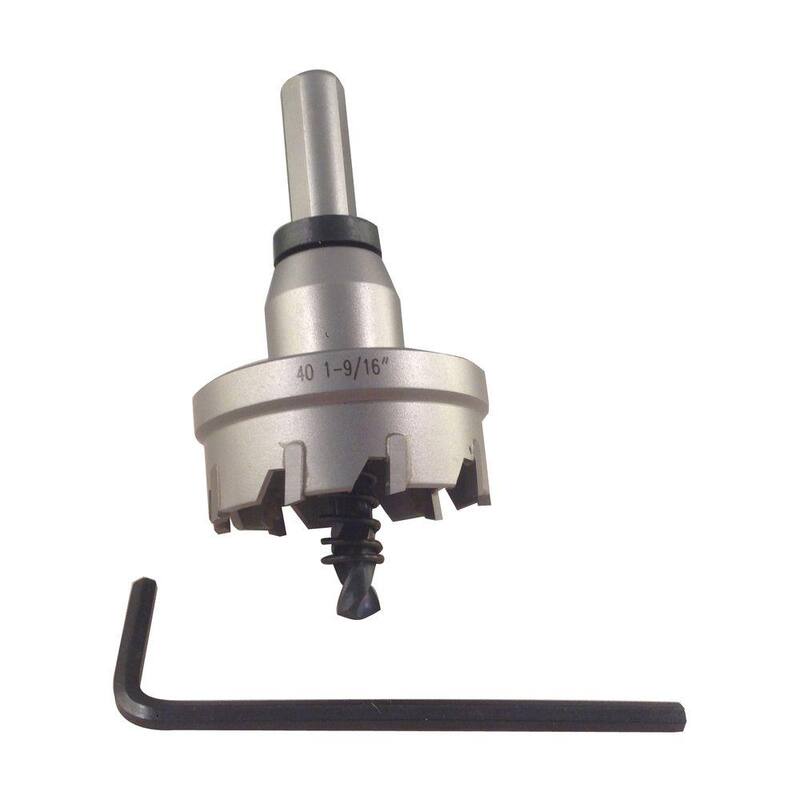 Troquelador de agujeros estándar de carburo de tungsteno de 1-9/16 pulgadas - 3180 de BLU-MOL Disston