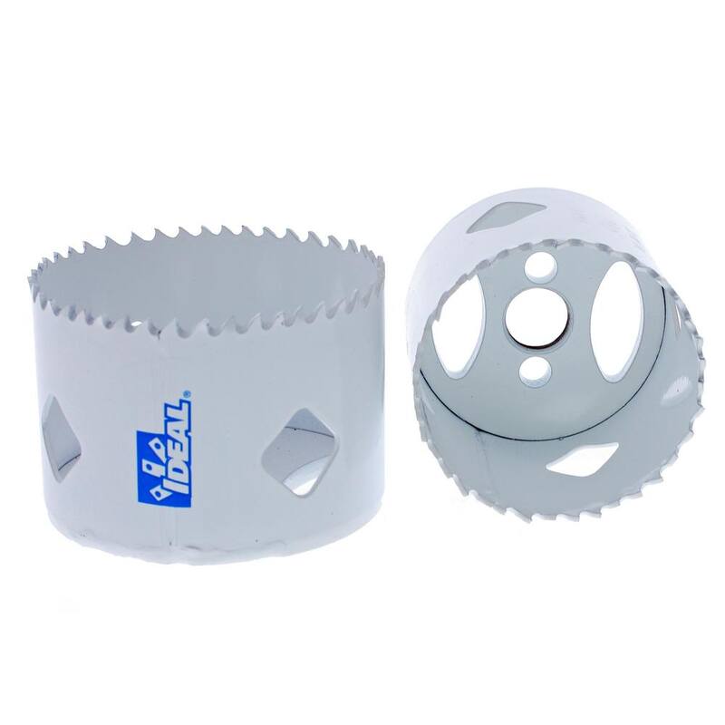 IDEAL Arbor para sierra de copa bimetálica, vástago hexagonal de 7/16 pulg., compatible con sierras de copa de 1 1/4 a 6.0 pulg. - 36-573