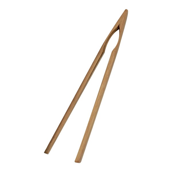 Joyce Chen Burnished Bamboo Toaster Tongs, 6.5-In. - J33-2040