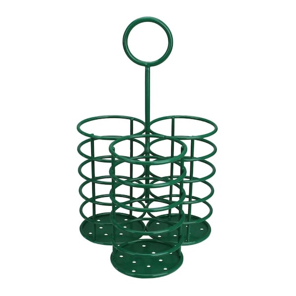 Avon Protection 10 in. 3-Slot Metal Utensil HolderGreen - 33537589