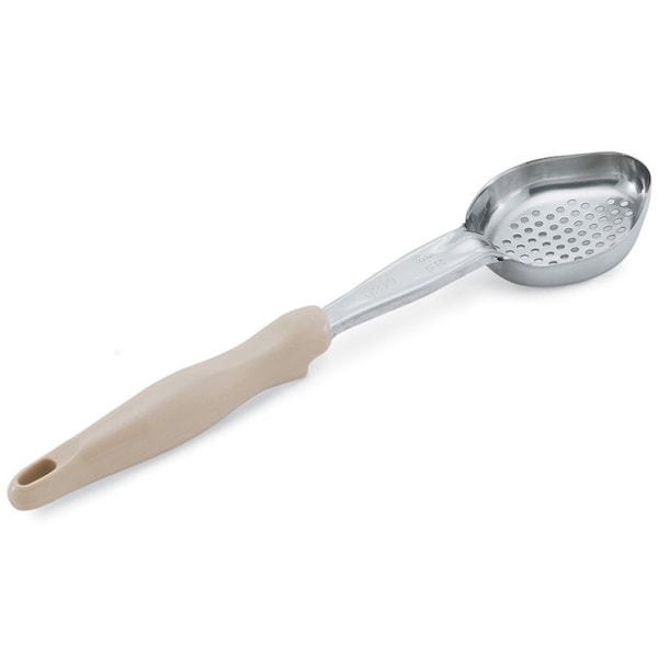 Vollrath Vollrath Heavy Duty 3 oz. Perforated Oval Spoodle Oval Ivory Handle - 6422335