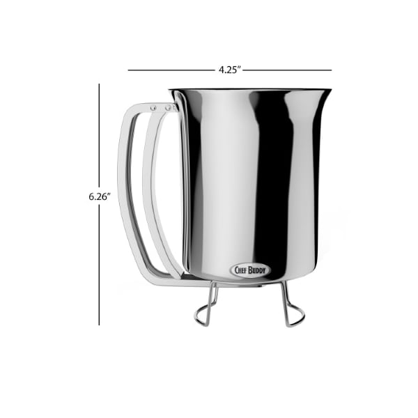 Hastings Home Hastings Home 3C Stainless-Steel Pancake Dispenser - 899893WJE