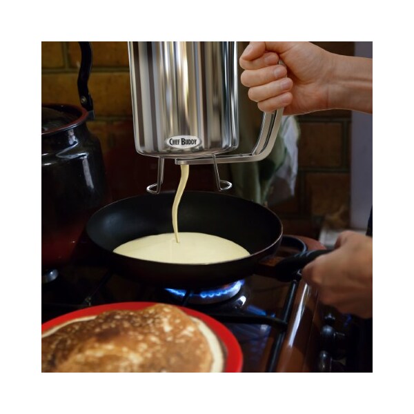 Hastings Home Hastings Home 3C Stainless-Steel Pancake Dispenser - 899893WJE