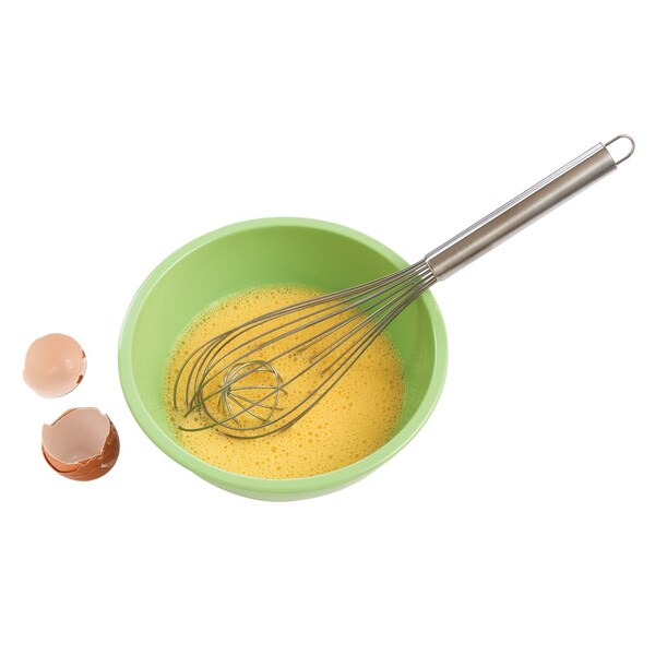 Harold Import Co Mrs. Anderson's Baking Silver Stainless Steel Balloon Wisk w/Center Ball - 42166