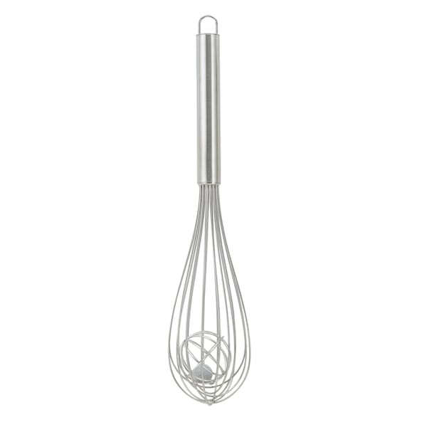 Harold Import Co Mrs. Anderson's Baking Silver Stainless Steel Balloon Wisk w/Center Ball - 42166