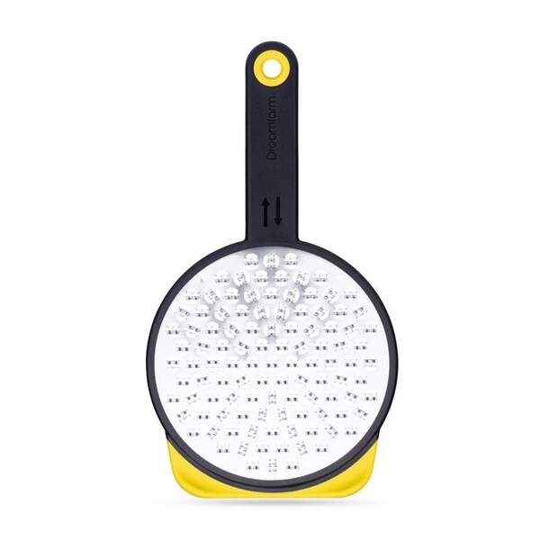 Dreamfarm Dreamfarm Yellow Polypropylene/Stainless Steel Ograte - DFOG3369
