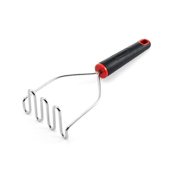 Lifetime Farberware Black/Silver Plastic/Stainless Steel Potato Masher - 5211649