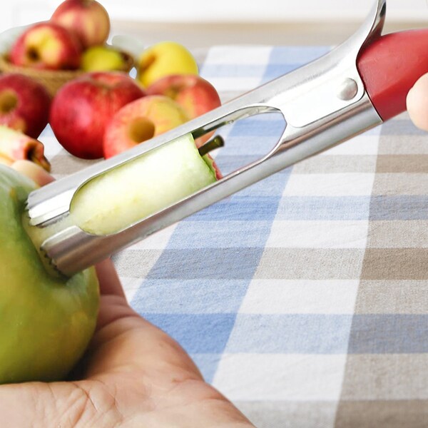 1947Kitchen Stainless Steel Apple and Fruit Corer Remover - TI-DANAC-RED
