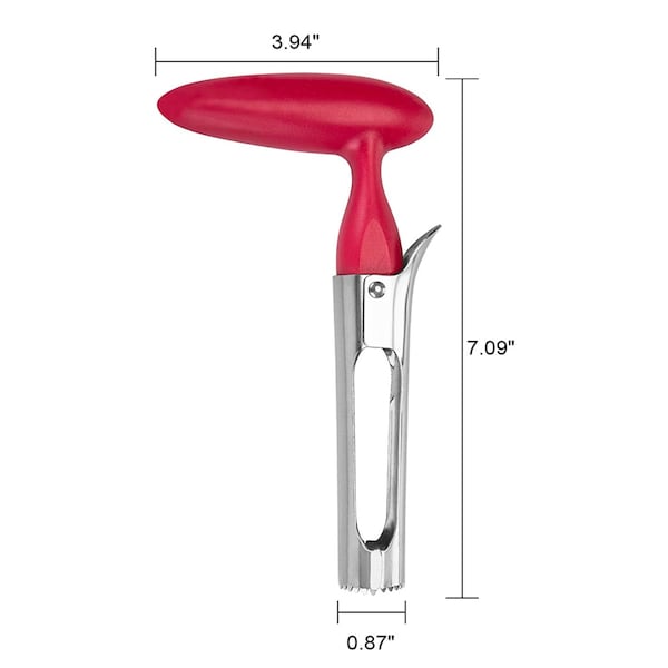 1947Kitchen Stainless Steel Apple and Fruit Corer Remover - TI-DANAC-RED