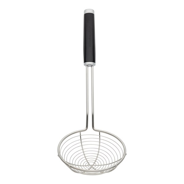 Lifetime KitchenAid Black ABS Plastic/Stainless Steel Asian Strainer - KE010OHOBA
