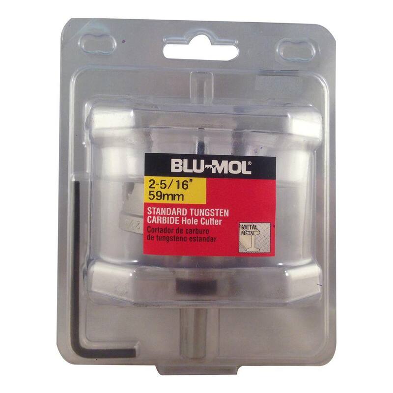 Cortador de agujeros de carburo de tungsteno estándar de 2-5/16 pulgadas - 3192