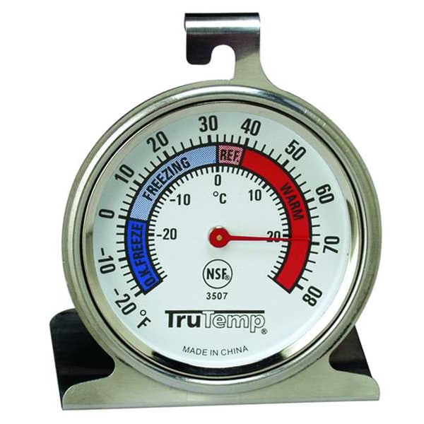 Taylor Analog Refrigerator Freezer Thermometer with -20 to 80 (F) - 350710D
