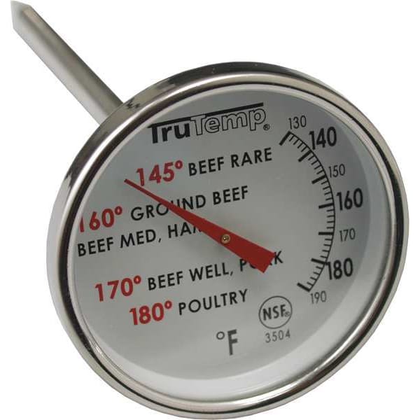 Taylor 4" Analog Meat Thermometer with 120 to 190 (F) - 3504