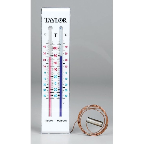 Taylor Taylor Tube Thermometer Plastic White 9.06 in. - 5327