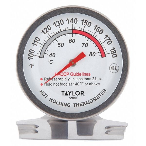 Taylor Analog Mechanical Food Service Thermometer with 100 to 180 (F) - 5980N