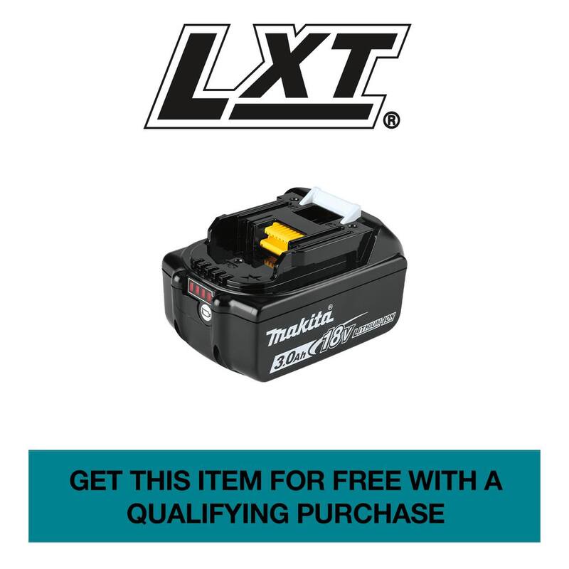Paquete de batería de alta capacidad de iones de litio Makita 18V LXT 3.0Ah con indicador de combustible - BL1830B