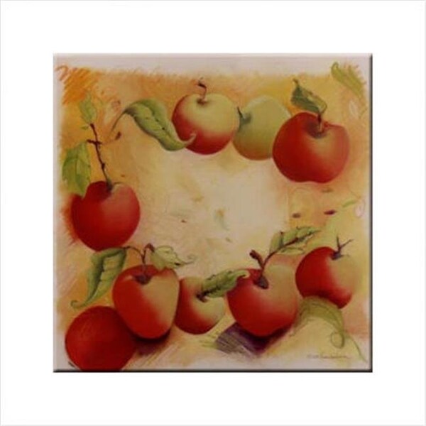 Mcgowan Mfg Co McGowan TT00536 Tuftop Apples Trivet - TT00536