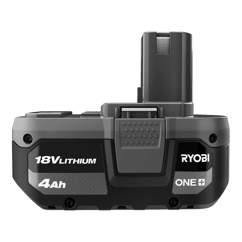 RYOBI ONE+ 18V Kit de Inicio de Ion de Litio con Batería de 2.0 Ah, Batería de 4.0 Ah y Cargador - PSK106SB