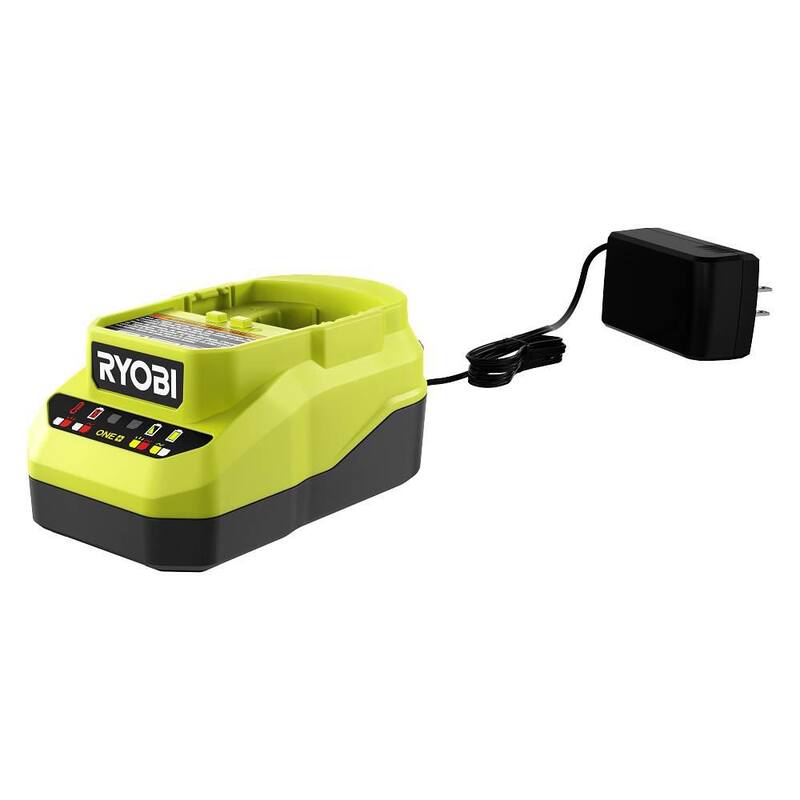 RYOBI ONE+ 18V Kit de Inicio de Ion de Litio con Batería de 2.0 Ah, Batería de 4.0 Ah y Cargador - PSK106SB