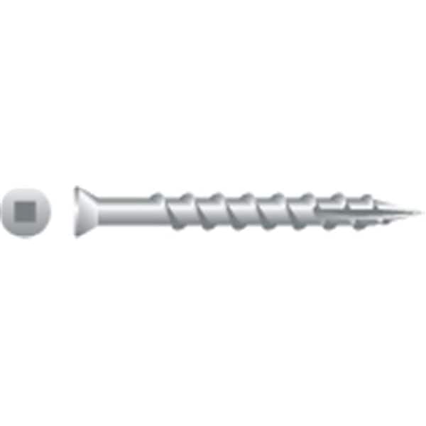 Strong-Point Strong-Point X2QSS 7 x 2.25 in. 305 Stainless Steel Square Drive Trim Head Screws Coarse Thread  Box of 3 000 - X2QSS