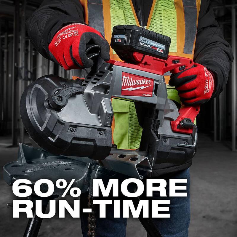 Milwaukee M18 Batería de iones de litio de alto rendimiento de 18 voltios XC 8.0 Ah - 48-11-1880