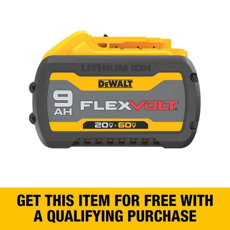 Batería de iones de litio DEWALT FLEXVOLT 20V/60V MAX de 9.0Ah - DCB609