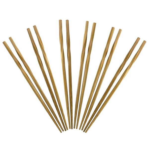 Totally Bamboo TWST CHPSTK BWN 9.5 IN., 5PK - 20-2003