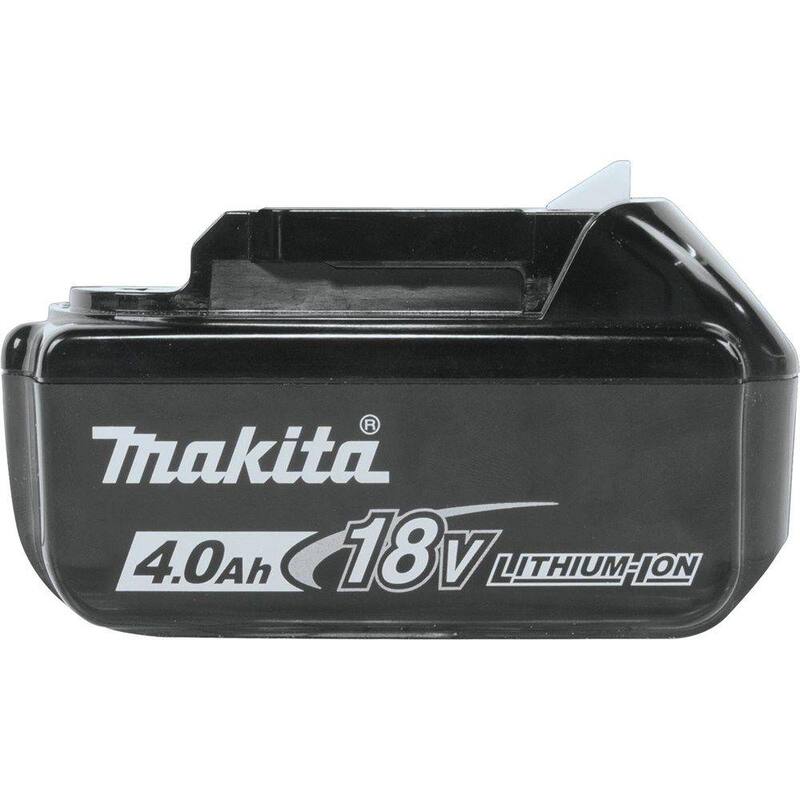 Paquete de batería de alta capacidad de iones de litio Makita 18V LXT 4.0Ah con indicador de combustible - BL1840B