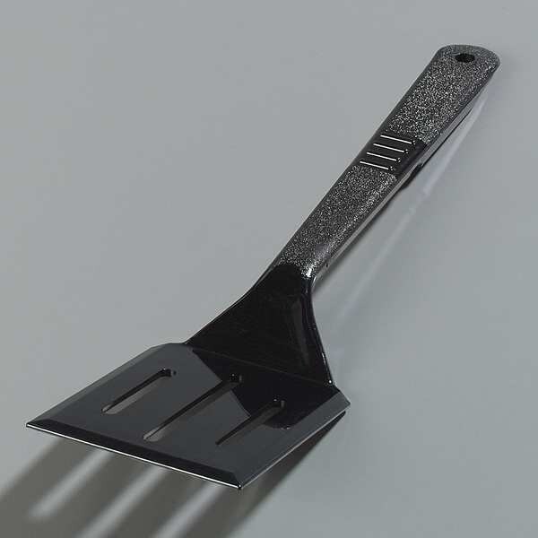 Carlisle Foodservice Slotted Turner, Black, 13-1/2 In, PK12 - 490003