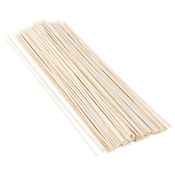 Omaha 100 Pc Bamboo Skewers, 12 in L, Bamboo - BBQ-37236