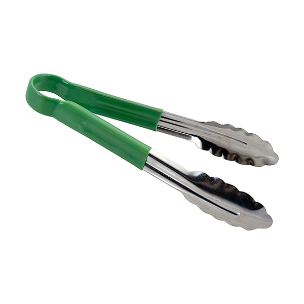 Browne Foodservice Tong, 9", Green - 5511GR