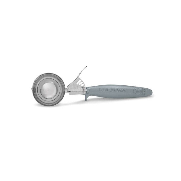 Hamilton Beach Hamilton Beach 3.64 oz. Microban Stainless Steel Ergogrip Gray Disher - 80-08
