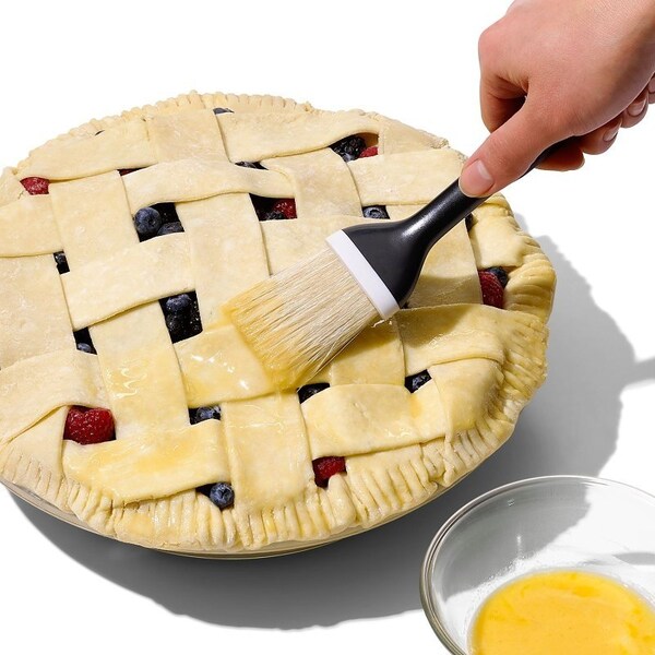 Oxo International Good Grips Pastry Brush, Comfort Grip, Non-Slip Grip Handle, Plastic, Black - 11295300