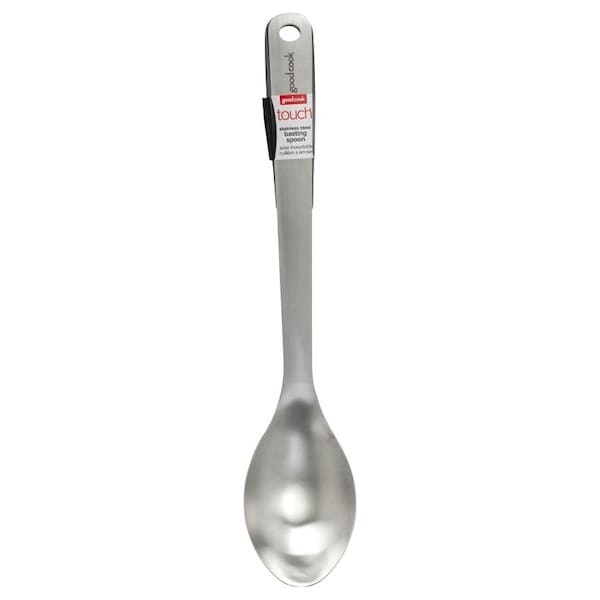 Goodcook Basting Spoon, 13 in OAL, Stainless Steel - 20437