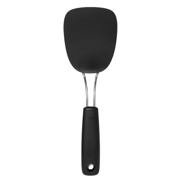 Good Grips Flexible Turner, 3 in W Blade, Nylon Blade, Black - 65191