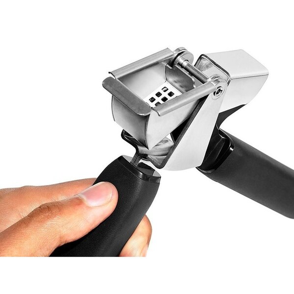 Good Grips Garlic Press, Stainless Steel, Black, 10-1/2 in L - 11327300