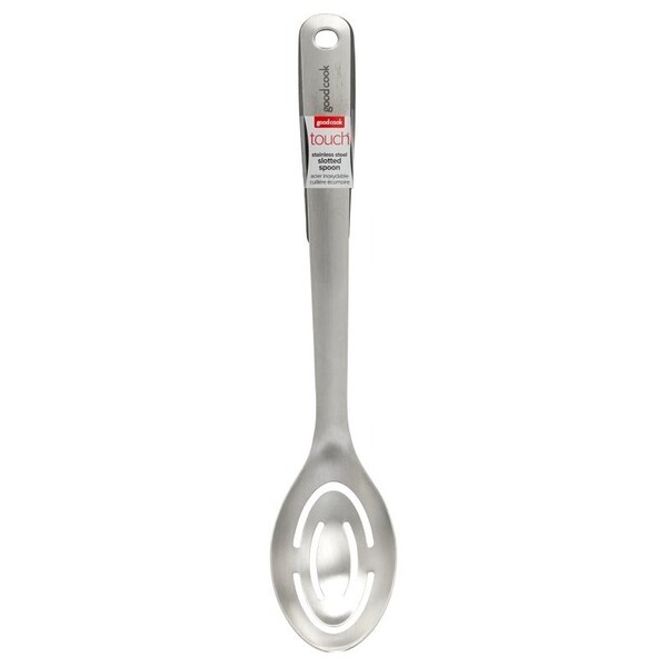 Goodcook Spoon, 13.3 in OAL, Stainless Steel - 20438