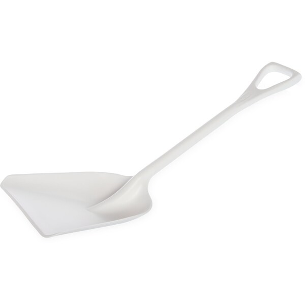 Carlisle Foodservice Sparta Sanitary Shovel 10" x 13.75", Wht - 41076EC02