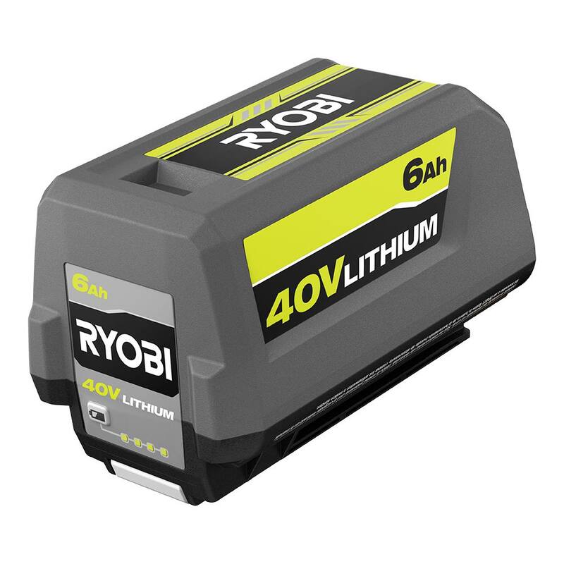 Batería de alta capacidad de iones de litio de 40V 6.0 Ah de RYOBI - OP4060A1